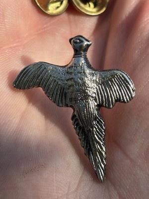 Vintage Anstecknadel  Fasan im Flug    MM Limited Chicago   Sammlerstück