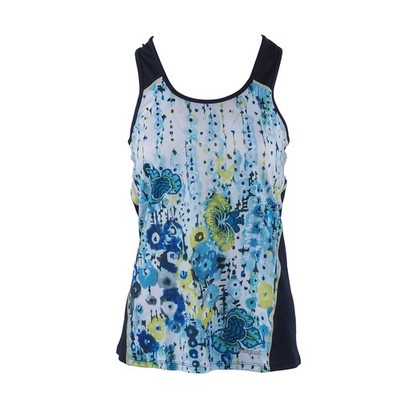 Desigual Damen Training Top Mehrfarbig Ärmellos 18SOTK08 Gr. M 38 Sport