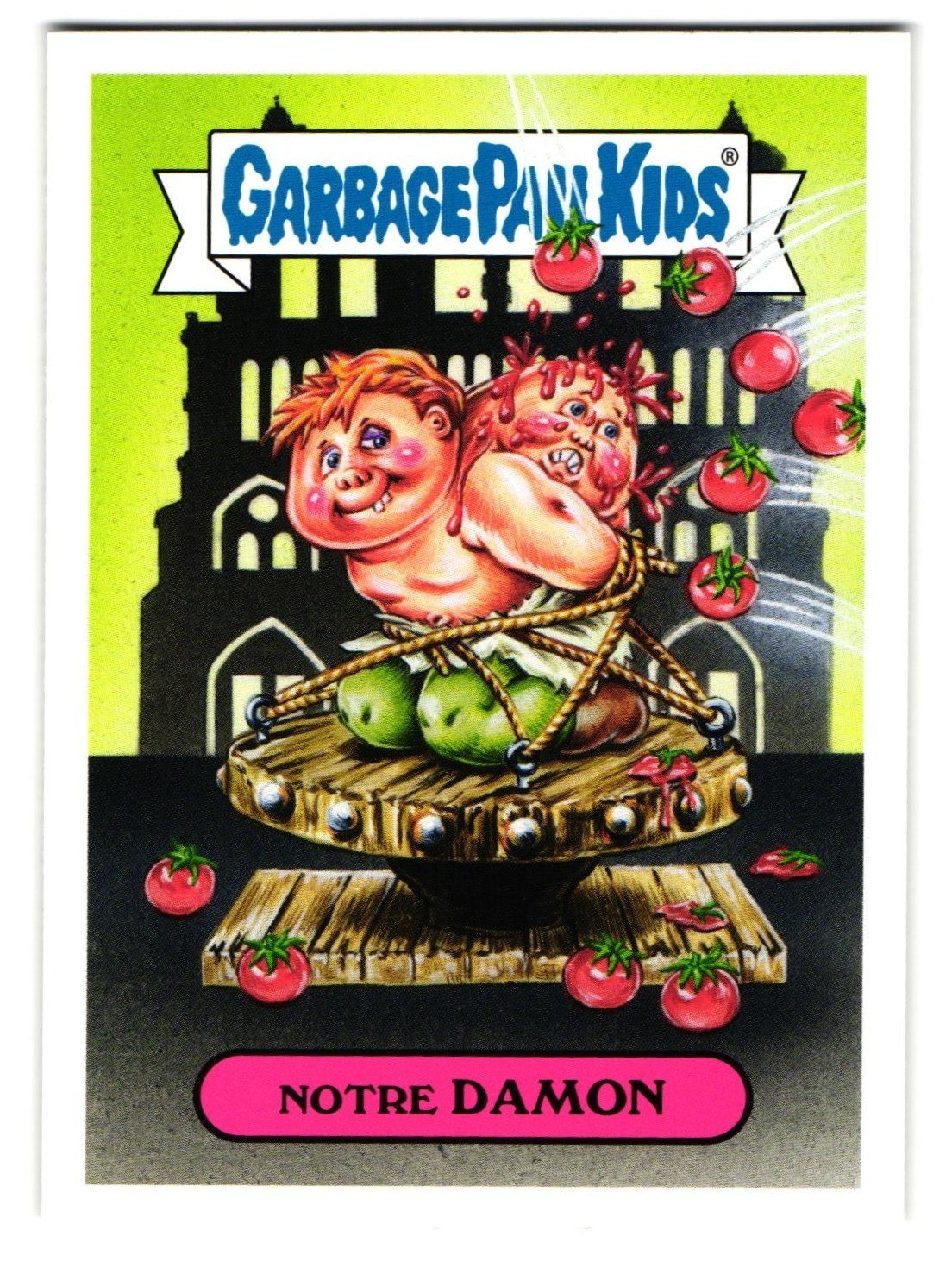 2019 Topps Garbage Pail Kids Revenge of the Horror-ible #4a Notre Damon front
