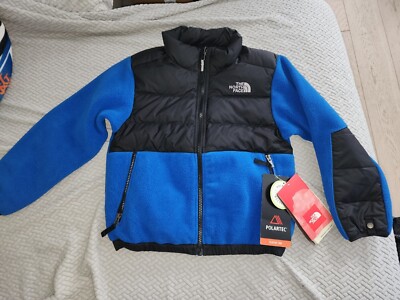 BNWT North Face Denali Polartec  Boy 550 Down Fleece Jacket Sz XS 6