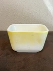 Vintage PYREX Refrigerator Dish 501 B Yellow 1 -1/2 cup NO Lid  1970-1979