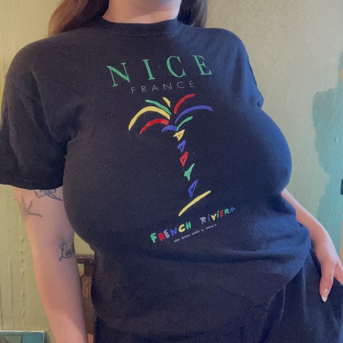 Vintage 90s Screen Stars Nice France Tourist T-shirt Streetwear - Picture 2 of 6