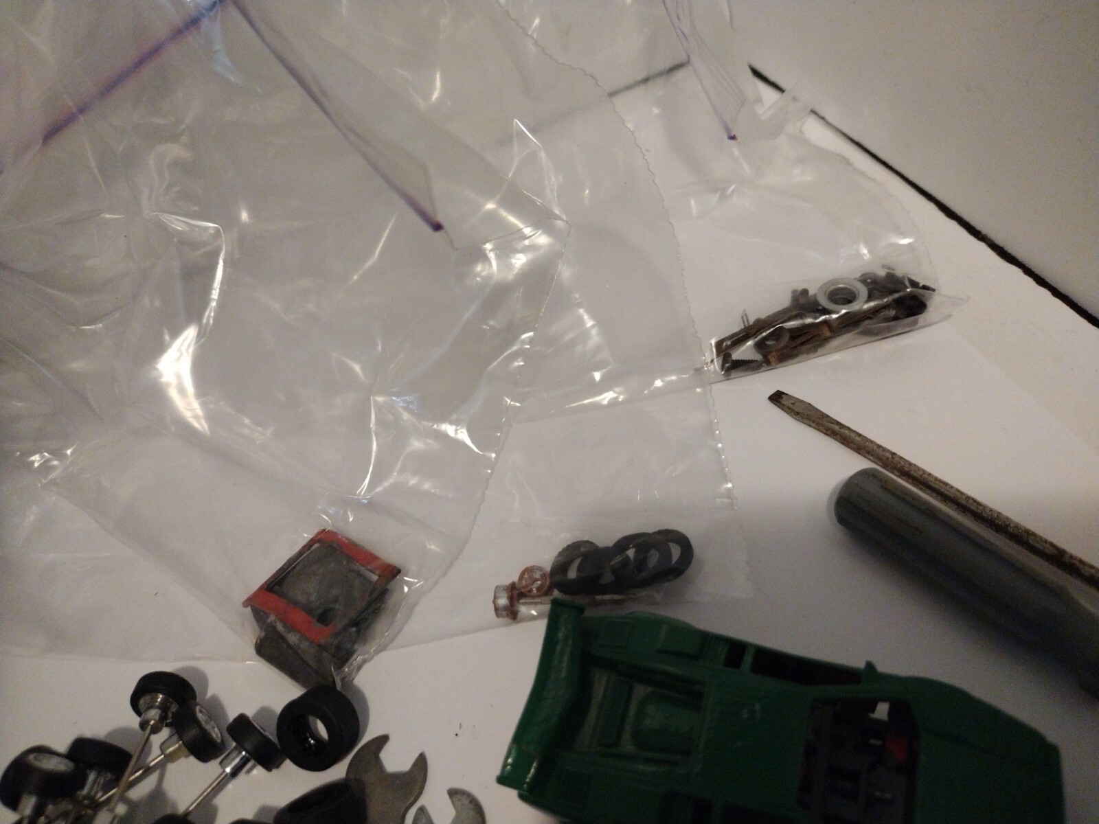 vintage ho slot car parts lot eBay