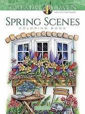 Creative Haven Spring Scenes Coloring Book by Teresa Goodridge (2017, Trade ...