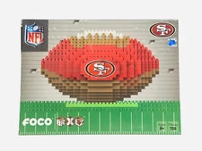 San Francisco 49ers NFL BRXLZ Football 3-D Construction Block Set