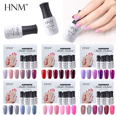 Hnm 6pcs Color Gel Nail Polish Gift Set Soak Off Manicure Varnish Nair Art Salon Ebay