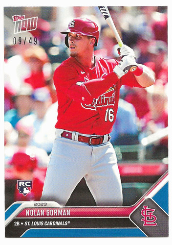 2023 Topps Now OD-248 Nolan Gorman