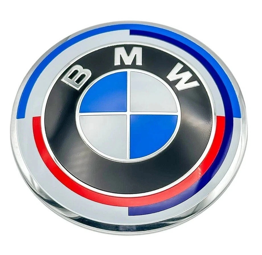 OEM BMW Emblem Special Edition 82MM 2-PIN Front Hood/Trunk Rear Roundel Badge - Image 4 of 4