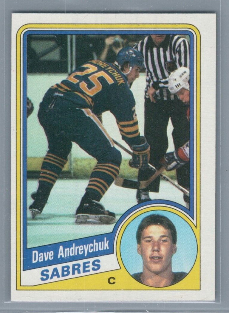 1984 Topps Hockey Dave Andreychuk Rookie #13 RC Buffalo Sabres LoOKy 👀🫵