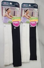 2 , SCUNCI EVERYDAY  ACTIVE BLACK  WHITE HEADWRAP