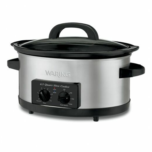 Waring WSC650 Slow Cooker 6.5 Quart 1 Year Commercial Grade Crock Pot