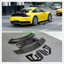FOR PORSCHE CARRERA 911 992 All CARBON FIBER REAR TRUNK SPOILER WING GT3 STYLE