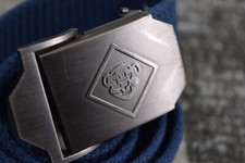 Cub Scout YOUTH S/M 30" Blue Official Uniform Belt w/ TIGER Buckle MV433x RARE
