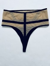 Opaak Panties Lingerie Nude Black Size S US 6