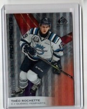 2019-20 CHL SP Game Used Base Orange Card # 42 Theo Rochette Quebec Remparts 