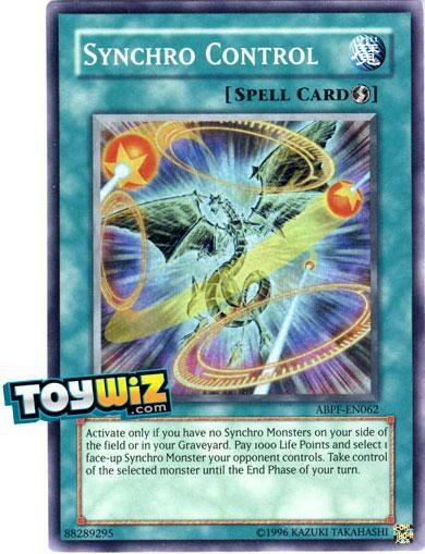 YuGiOh Absolute Powerforce Super Rare Synchro Control ABPF-EN062