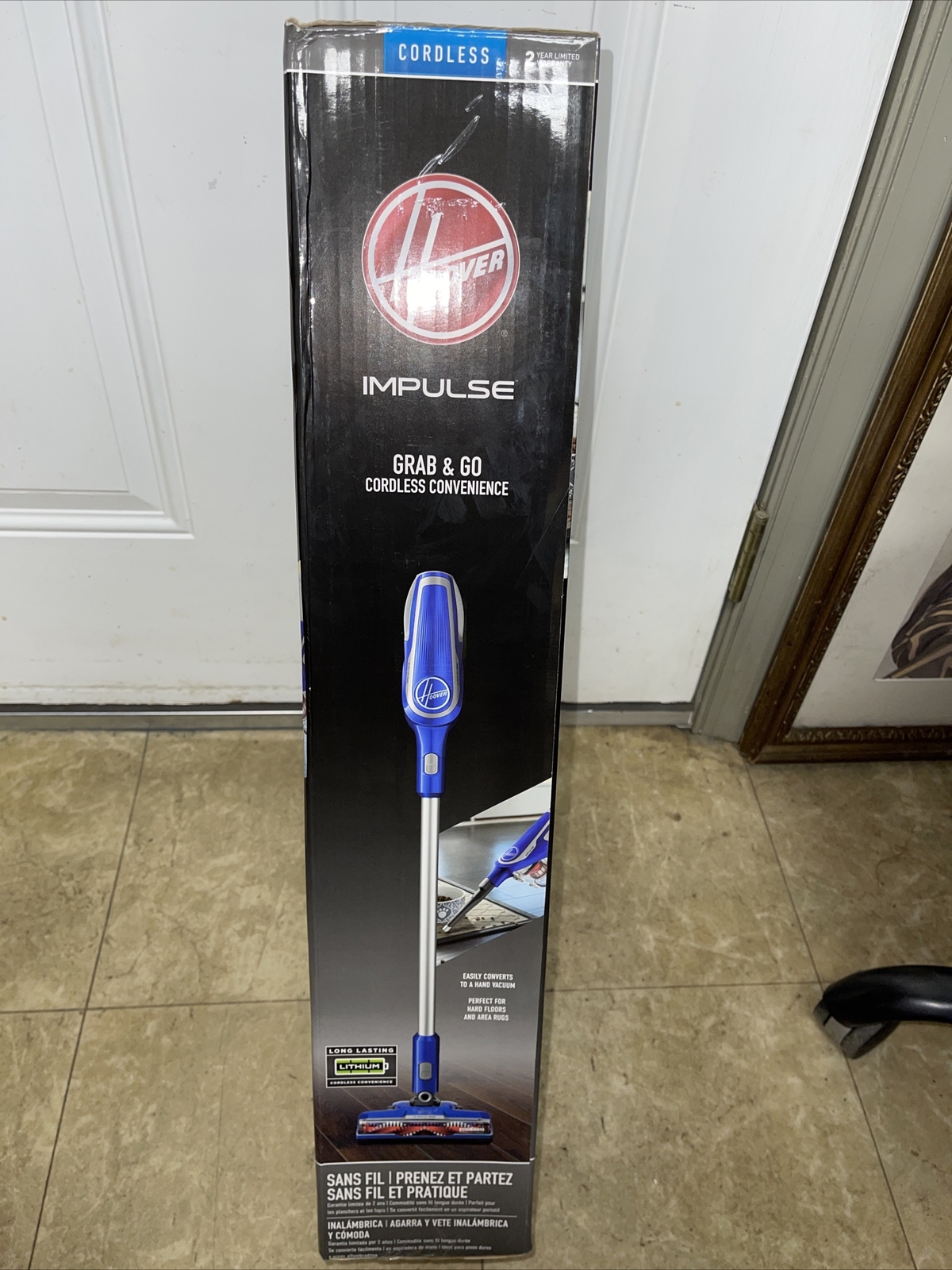 Hoover Impulse Grab & Go Cordless Stick Vacuum Cleaner. MODEL BH53000