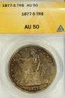 1877-S Trade Dollar : ANACS AU50