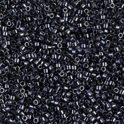 Miyuki DELICA 11/0 Seed Beads Gunmetal Gray 25 grams