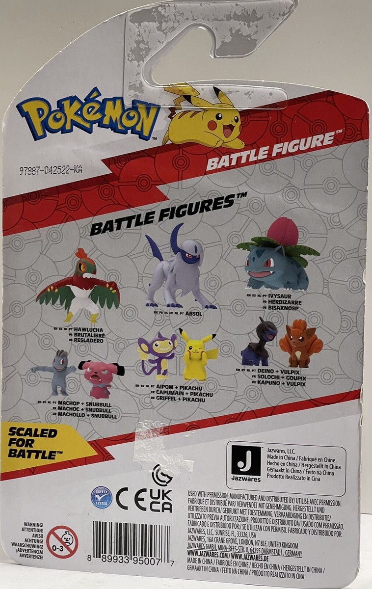 NEW Jazwares 97887 Pokemon 3-Inch IVYSAUR Articulated Battle