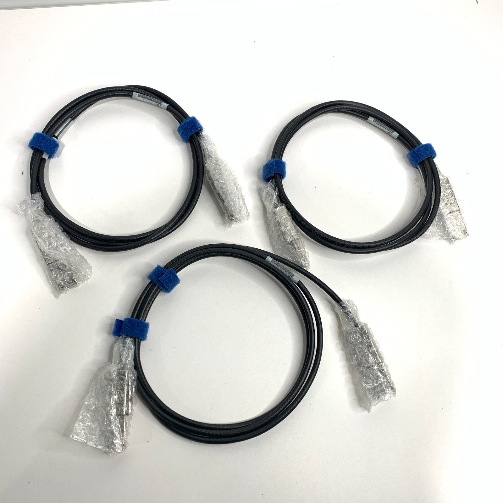 Qty 3 EMC Amphenol Mini-SAS 2m 038-003-787 Cable Mini SAS SFF-8088 to SFF-8088