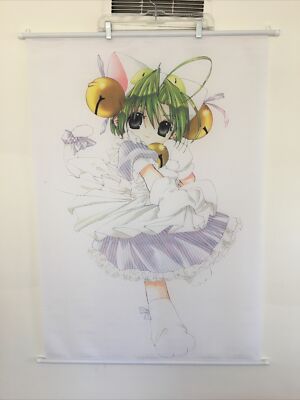 Anime Manga Di Gi Charat Wall Scroll Poster Art Cute Cat Girl Vintage Loli Maid