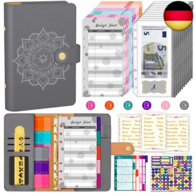 Aocii Budget Planner Deutsch Budget Binder A6 - Budgetplaner Finanzplaner,