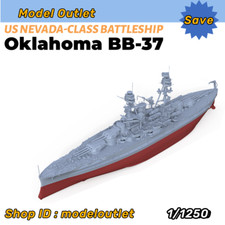 Mry-sfw 11250 Us Navy Oklahoma Nevada Class Battleship Bb-37 Full Hull