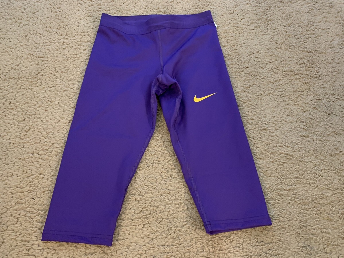 Nike pro elite ストームパンツ Sサイズ Nike Pro Elite Purple Half Tights Track & Field USA Sample