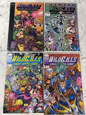 Wildcats Covert Action Teams Limited Edition with Issues 0, 2, 3, 4 Jim Lee