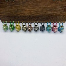 China Loong EDC Paracord Bead Brass Knife Handle Lanyard Pendant DIY Accessories