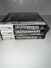3 Transformers: Nintendo DS Case  Manual ONLY - No Game