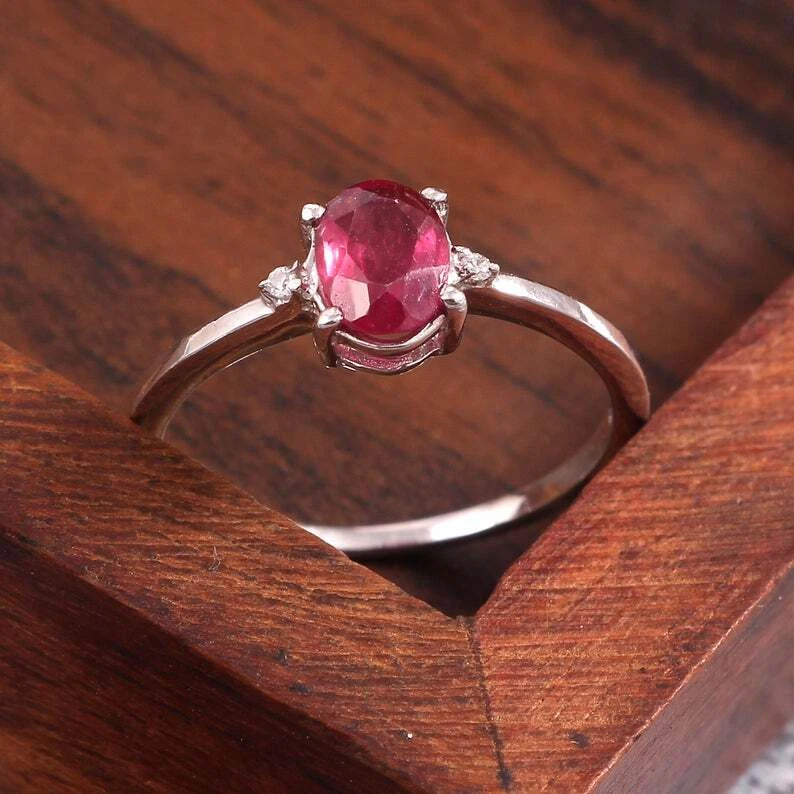 Natural ruby ring sale