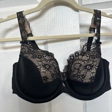 Curvy Couture Womens Bra Size  38DD