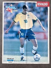 Poster RIVALDO - Brasil / Barcelona - ONZE MONDIAL - France World Cup 1998