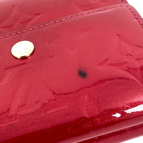 Louis Vuitton Vernis Bi-fold Wallet Monogram Portemonnaie Biécarte M91982 /w Box - Picture 13 of 24