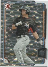 Avery Romero Miami Marlins 2015 Bowman Prospects Silver Ice
