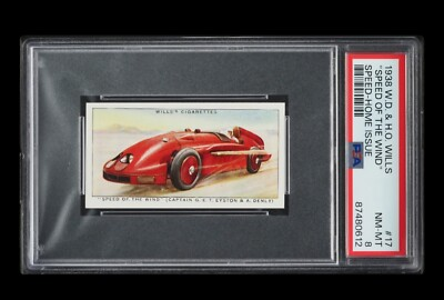 #ad #ad 1938 ⛽ PSA 8 Speed Of The Wind #17 Wills Speed Captain Eyston $98.10