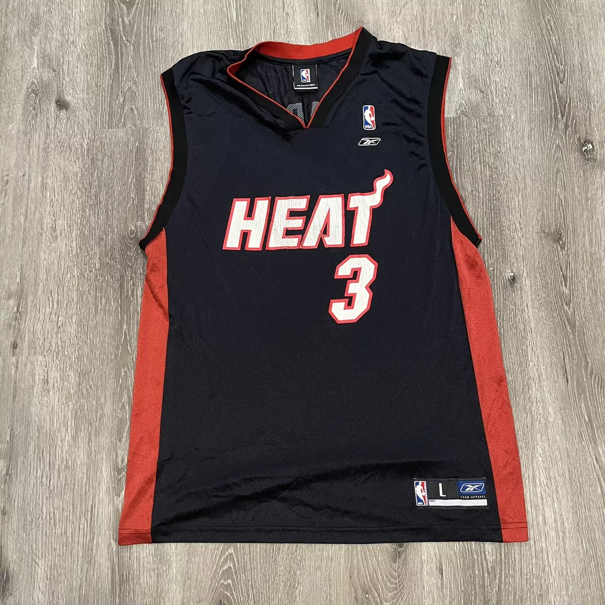 Vintage Dwayne Wade Miami Heat Replica NBA Jersey Size Men's Large | eBay