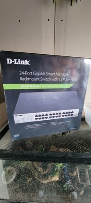 D-link 24 Port Gigabit Smart Managed Rackmount Switch DGS-1100-24P