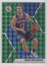 2019-20 Panini Mosaic Rookies Green Prizm Ignas Brazdeikis #242 jw8