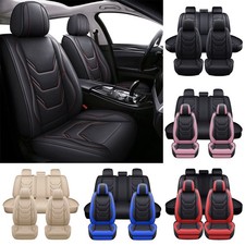Full Set Faux Leather Seat Cover 5-seats For Toyota Corolla Camry Rav4 Chr Prius