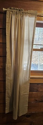 RA-H-0027 Tan One Window Curtain Set (2) 48'' Long x 36'' Wide. $5.99 Worldwide  