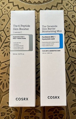 COSRX The 6 Peptide Skin Booster AND Skin Barrier Moisturizing Mist K Skin Care
