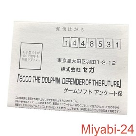 SEGA ecco The Dolphin: Defender of the Future Dreamcast Game, Used, Slight Wear