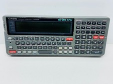 Casio FX-890P Pocket Computer Z80 16 bit BASIC C Language CASL Giappone raro spazzatura