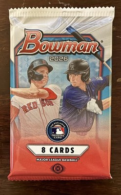 2026 Bowman Baseball HOBBY PACK (8 Cards)