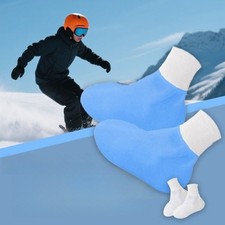 10 Paare Dicke Vliesstoff Schuhüberzüge Spielplatz Ski Einweg Bodensocken