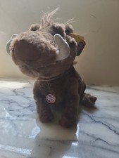 Disney Lion King Pumbaa Plush Brown 8" Tall That Talks Brand New kids ages 3