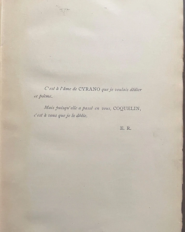 Cyrano de Bergerac (en Francais) 1898 (Illustre) Foto 4 de 4